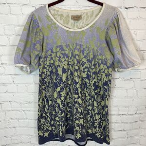 Art & Soul Puffy Shoulder Top Size Small